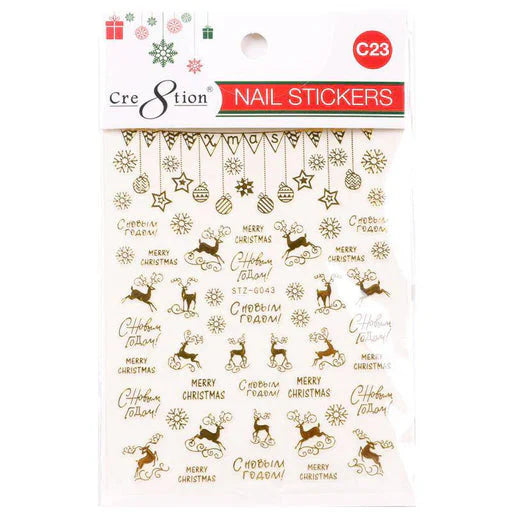 Cre8tion Nail Art Sticker Christmas Style C23