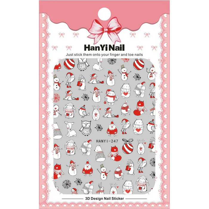 Cre8tion Nail Art Sticker Christmas Style H01