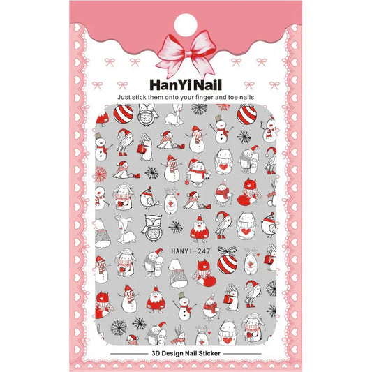 Cre8tion Nail Art Sticker Christmas Style H01