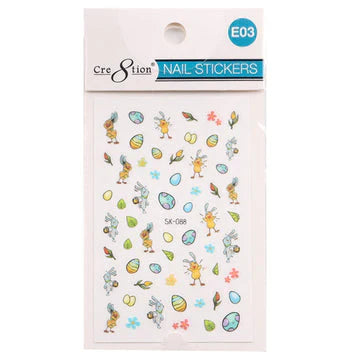 Cre8tion Nail Art Sticker Easter Style E03