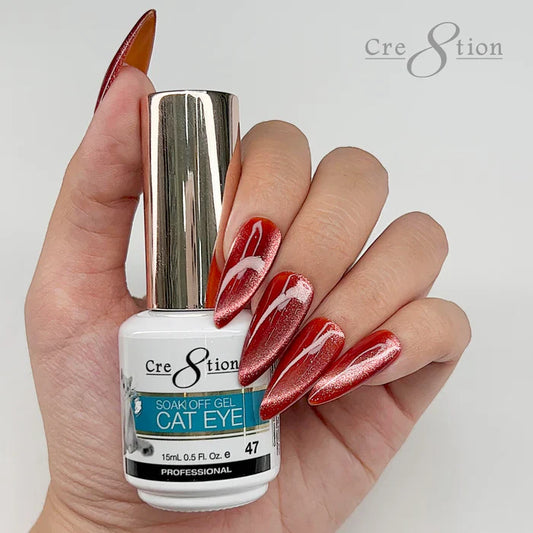 Cre8tion Cat Eye Soak Off Gel 0.5oz 47