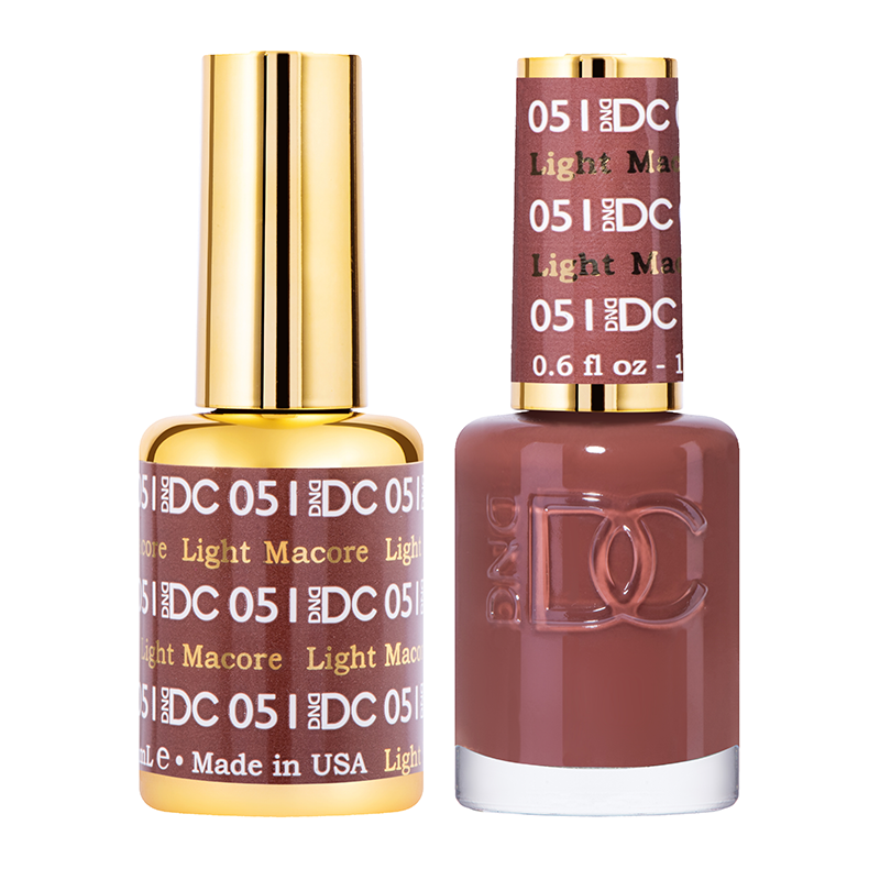 DND DC Duo Gel - #051  LIGHT MACORE