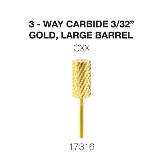 Cre8tion 3-Way Carbide Gold, Large Barrel 3/32" CXX