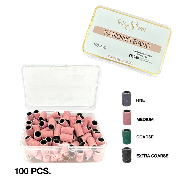 Cre8tion Sanding Bands 100 pcs./box (New Version) Set