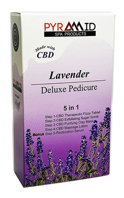 Pyramid Deluxe Pedicure 5 in 1 (Case 50pk) - Lavender