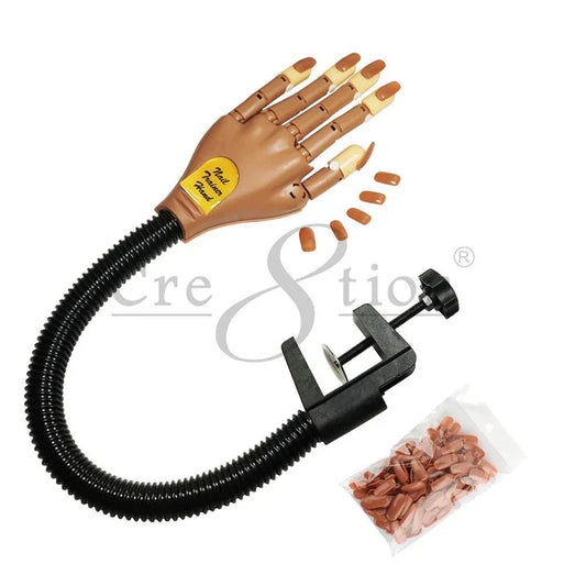 Cre8tion Flexible Tabletop Jointed Practice Hand with Long Clamp