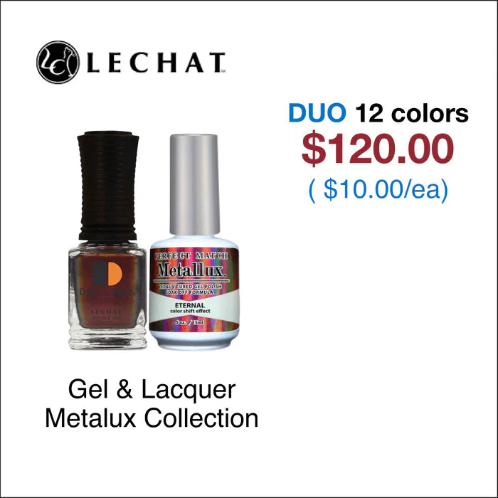 Lechat Perfect Match Duo - Metallux Collection - Full set 12 colors