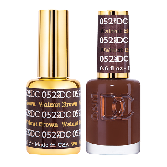 DND DC Duo Gel - #052  WALNUT BROWN