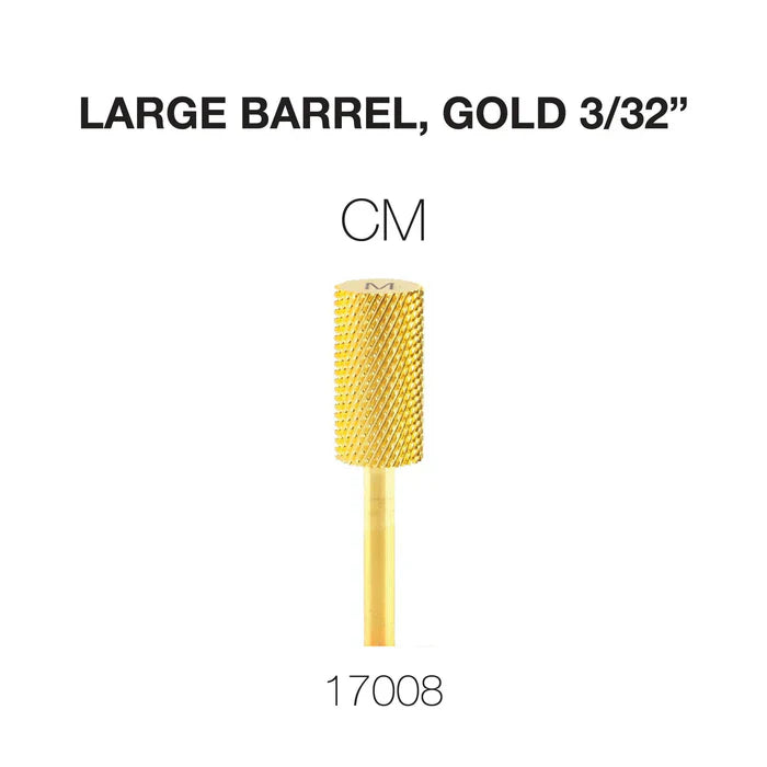 Cre8tion Carbide Large Barrel, Gold 3/32" CM