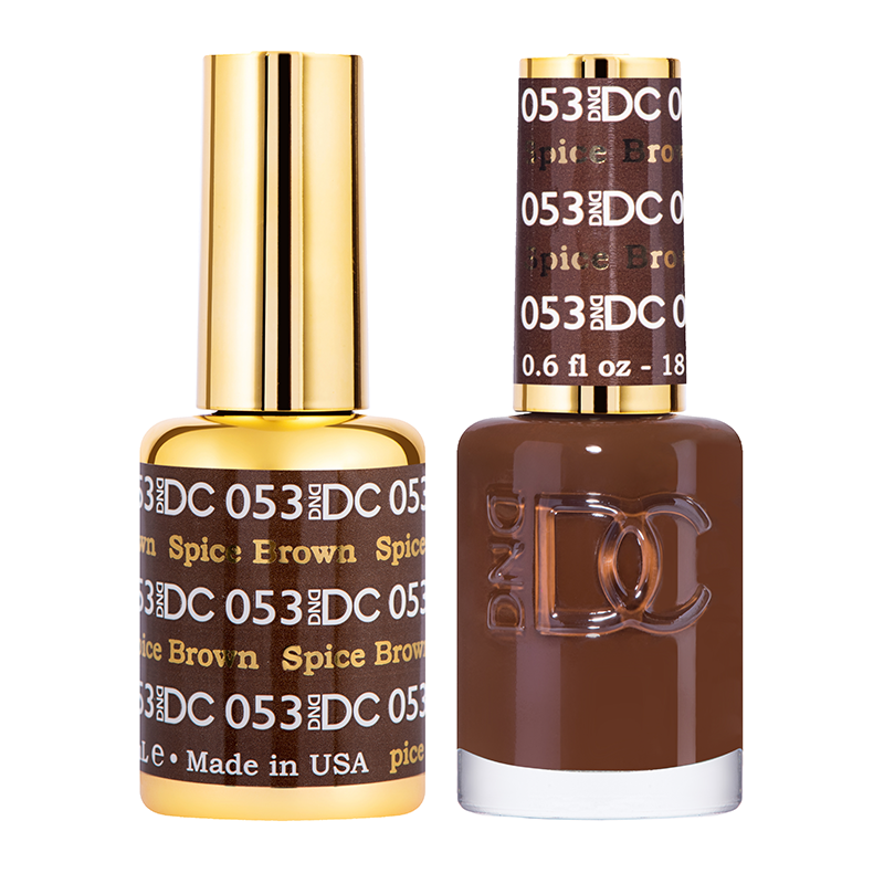 DND DC Duo Gel - #053  SPICED BROWN