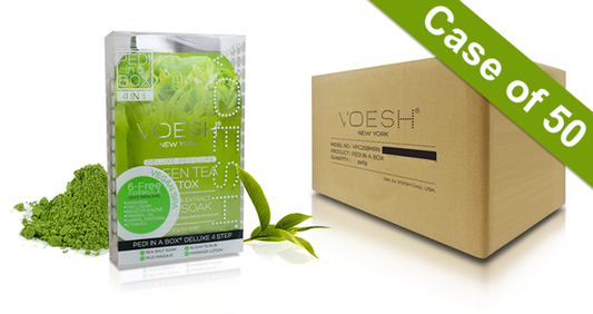 Voesh Case/50pks - Pedi 4 Step Deluxe - Green Tea (VPC208GRT) #24034