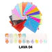 Cre8tion Nail Art Sticker Lava 04 16 pcs/bag