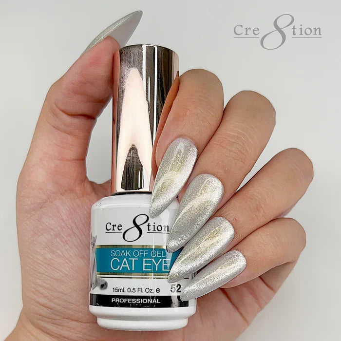 Cre8tion Cat Eye Soak Off Gel 0.5oz 52