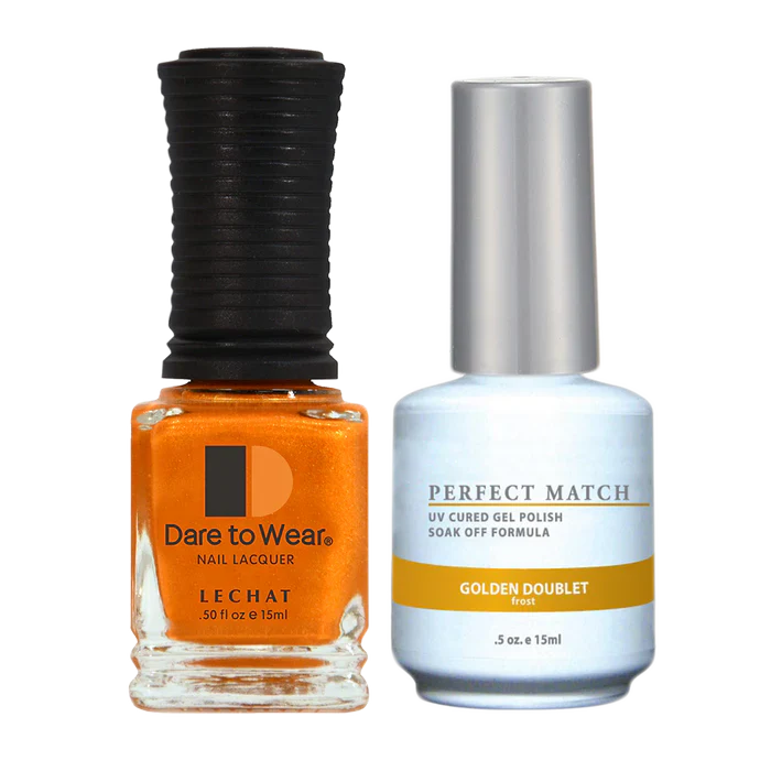 LeChat - Perfect Match - 022 Golden Doublet (Gel & Lacquer) 0.5oz