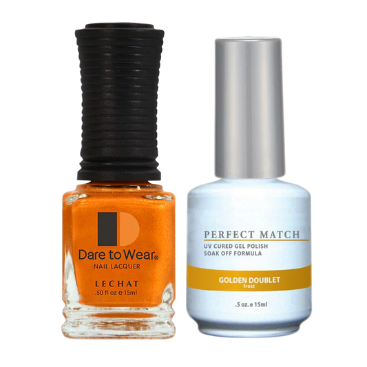 LeChat - Perfect Match - 022 Golden Doublet (Gel & Lacquer) 0.5oz