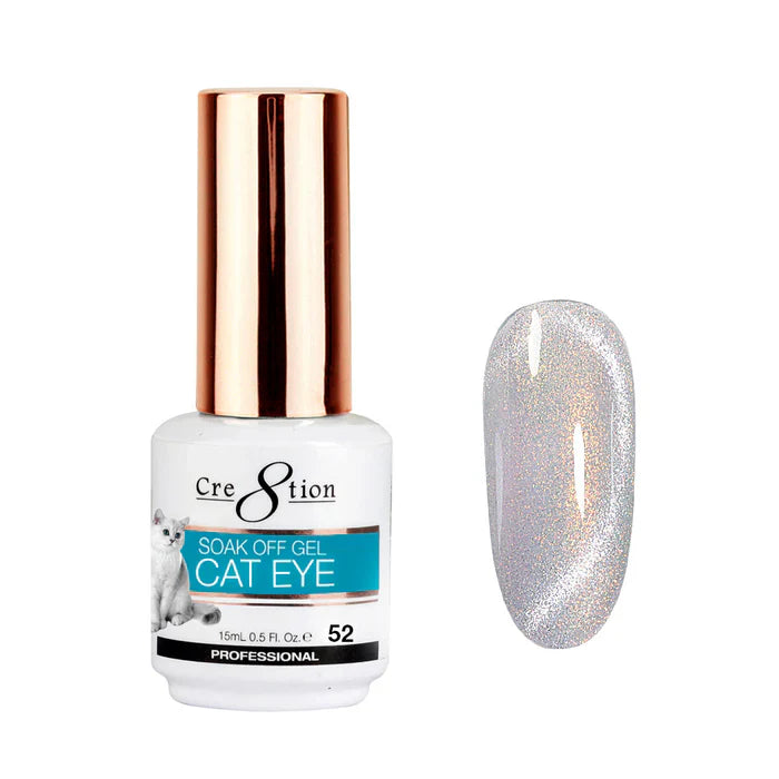 Cre8tion Cat Eye Soak Off Gel 0.5oz 52