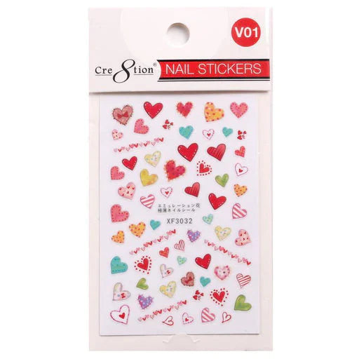 Cre8tion Nail Art Sticker Valentine Style VO1