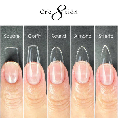 Cre8tion Soft Gel Tip Combo 3 Sizes - ROUND