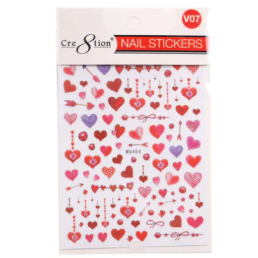 Cre8tion Nail Art Sticker Valentine Style VO7