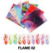 Cre8tion Sticker Flame 02 6 pcs./bag