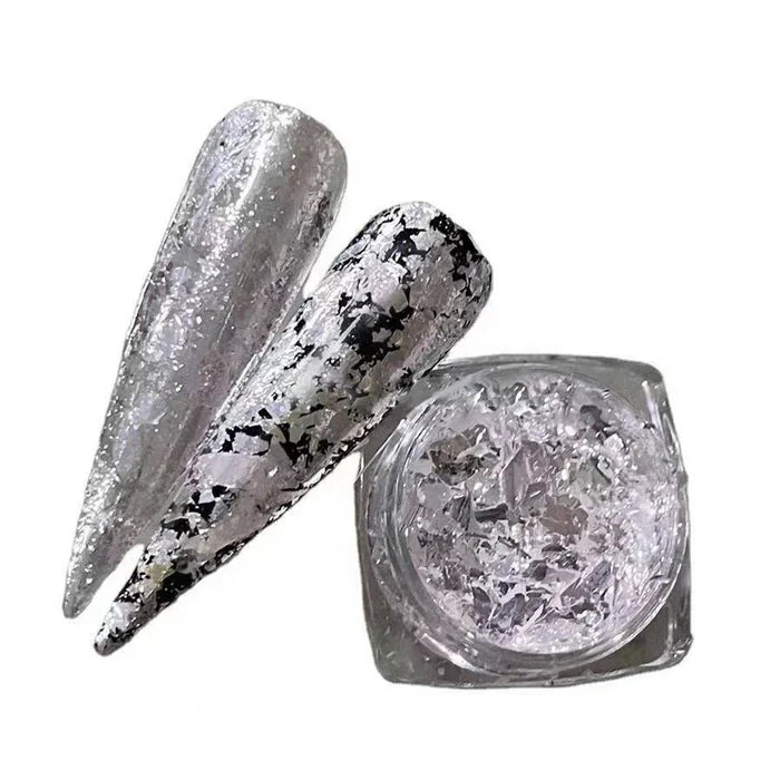 Cre8tion White Flakes Nail Art Effect 0.5g