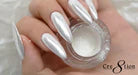 Cre8tion White Silk Chrome Nail Art Effect 1g