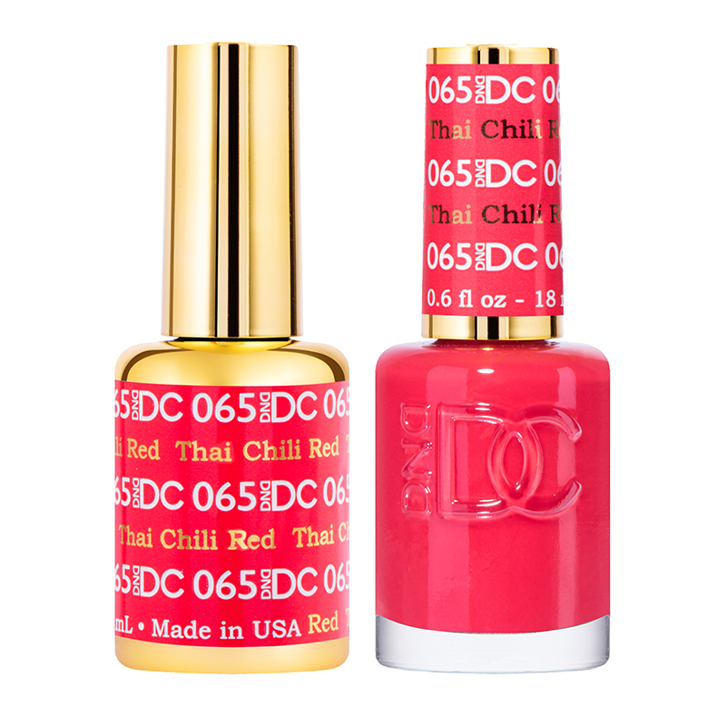 DND DC Duo Gel - #065  THAI CHILI RED