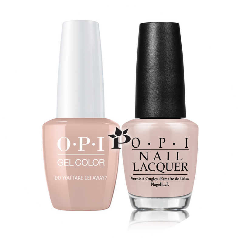 OPI Duo #  H67 - DO YOU TAKE LEI AWAY?