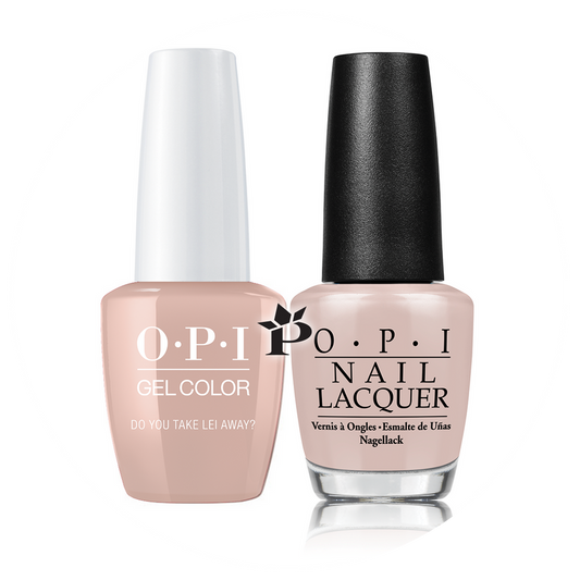 OPI Duo #  H67 - DO YOU TAKE LEI AWAY?