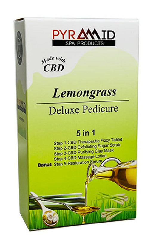 Pyramid Deluxe Pedicure 5 in 1 (Case 50pk) - Lemongrass