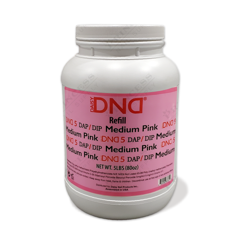 DND Dap Dip Refill 5lb - Medium Pink