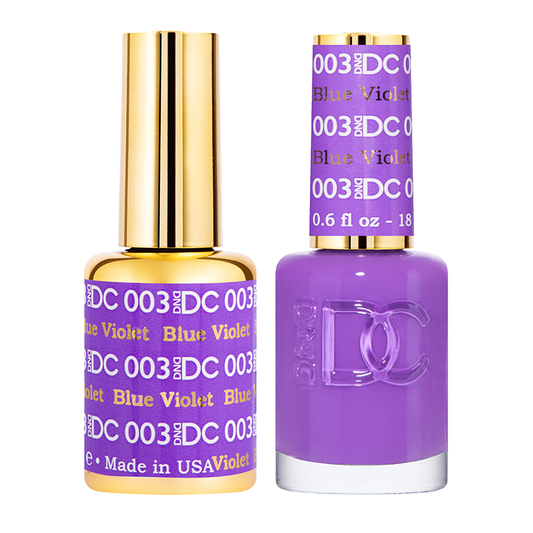 DND DC Duo Gel - #003  BLUE VIOLET