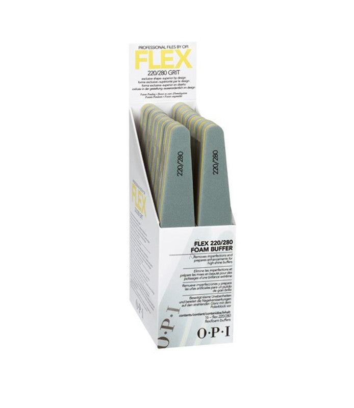 OPI Professional File - Flex Green - 220/280 Grit - Pack of 16