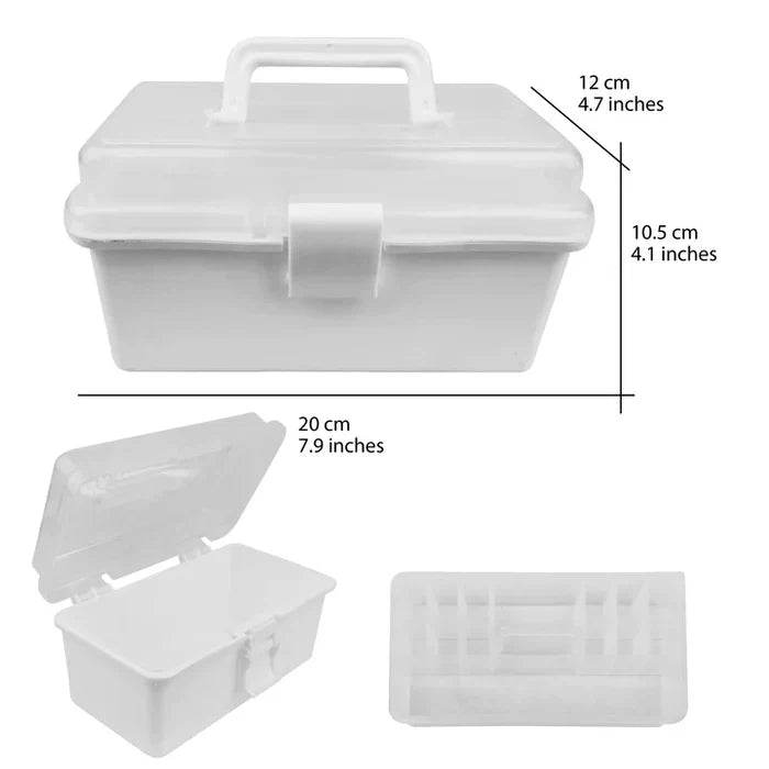 Cre8tion Small Plastic Storage Box Size 7.9*4.7*4.1 inches