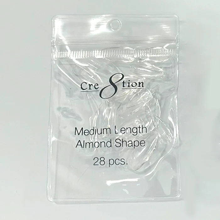 Cre8tion Soft Tips Sample Bags Medium Almond