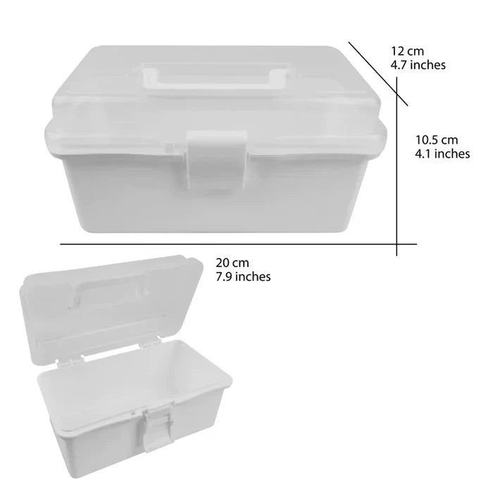 Cre8tion Small Plastic Storage Box without Tray Size 7.9*4.7*4.1 inches