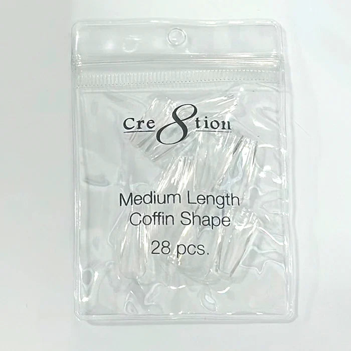 Cre8tion Soft Tips Sample Bags Medium Coffin