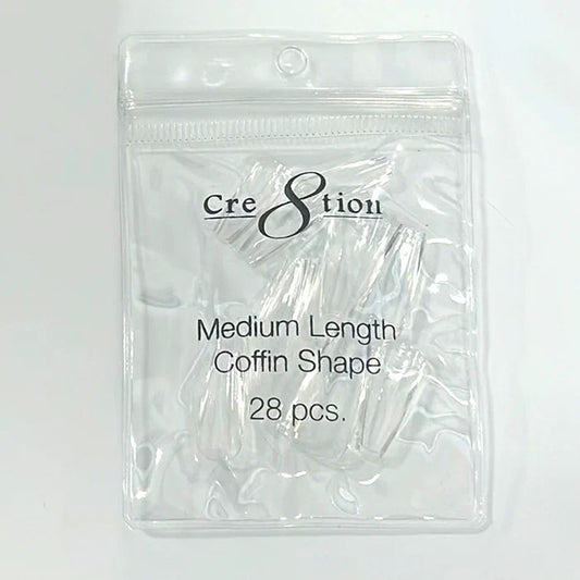 Cre8tion Soft Tips Sample Bags Medium Coffin