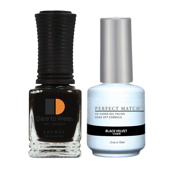 LeChat - Perfect Match - 030 Black Velvet (Gel & Lacquer) 0.5oz