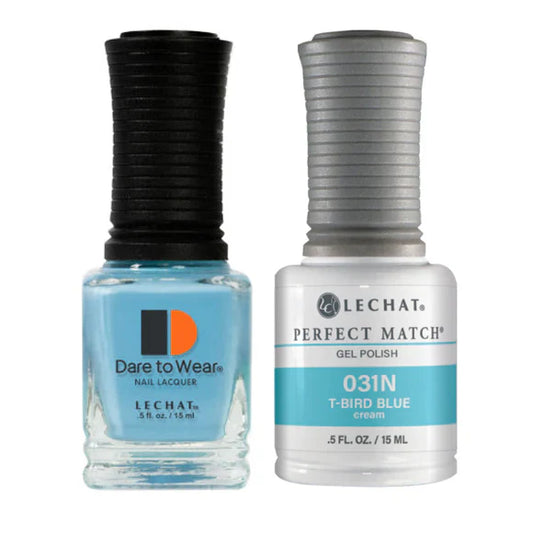 LeChat - Perfect Match - 031N T-Bird Blue (Gel & Lacquer) 0.5oz