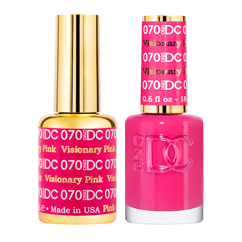 DND DC Duo Gel - #070  VISIONARY PINK