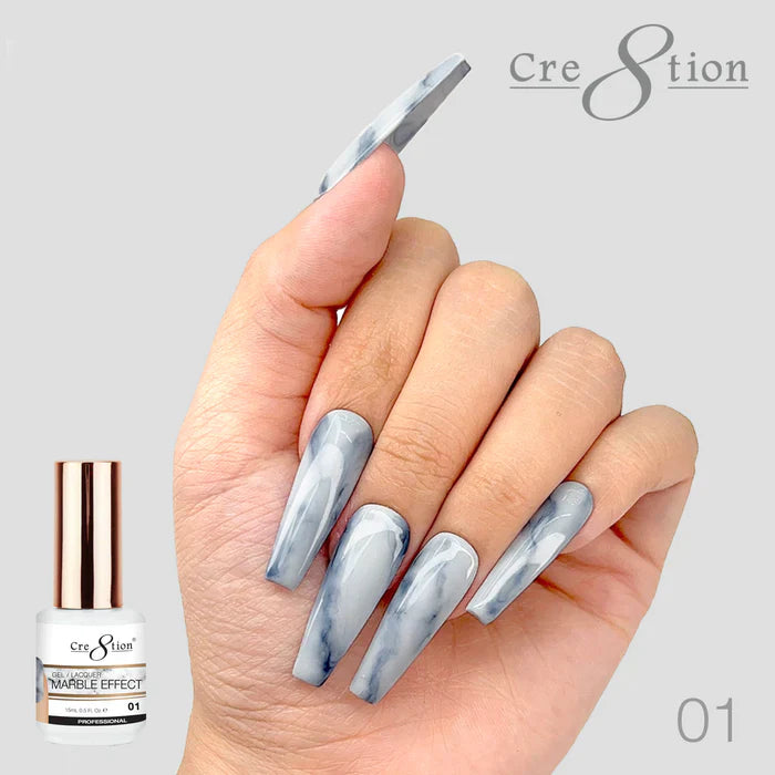 Cre8tion Nail Art Marble Effect 15 ml 01