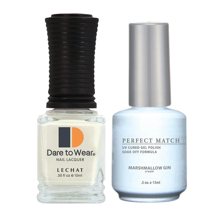 LeChat - Perfect Match - 035 Marshmallow Gin (Gel & Lacquer) 0.5oz