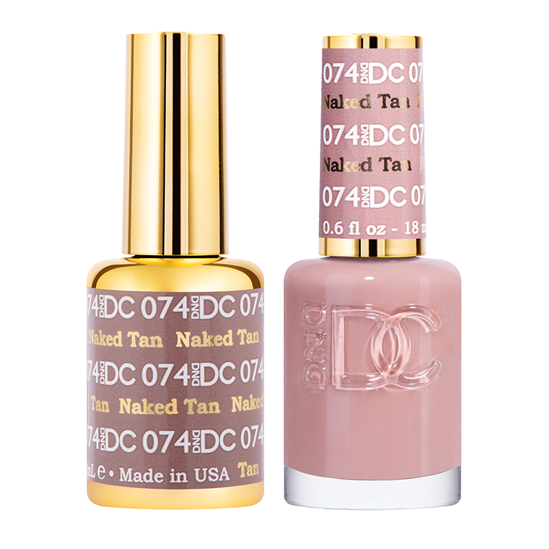 DND DC Duo Gel - #074  NAKED TAN