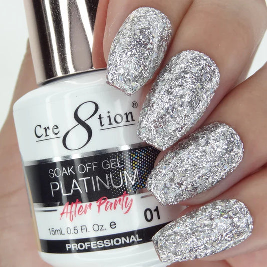 Cre8tion Platinum After Party Gel .5oz 01