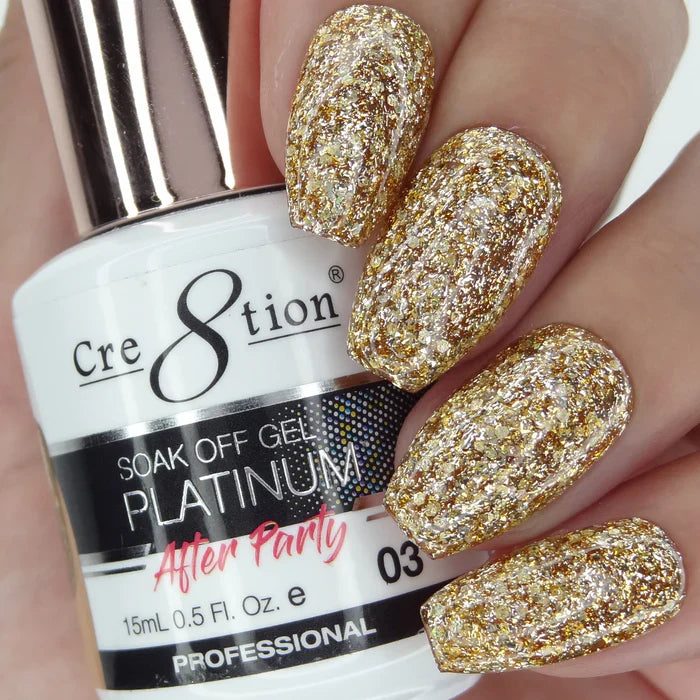 Cre8tion Platinum After Party Gel .5oz 03