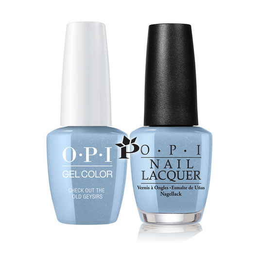 OPI Duo #  I60 - CHECK OUT THE OLD GEYSIRS