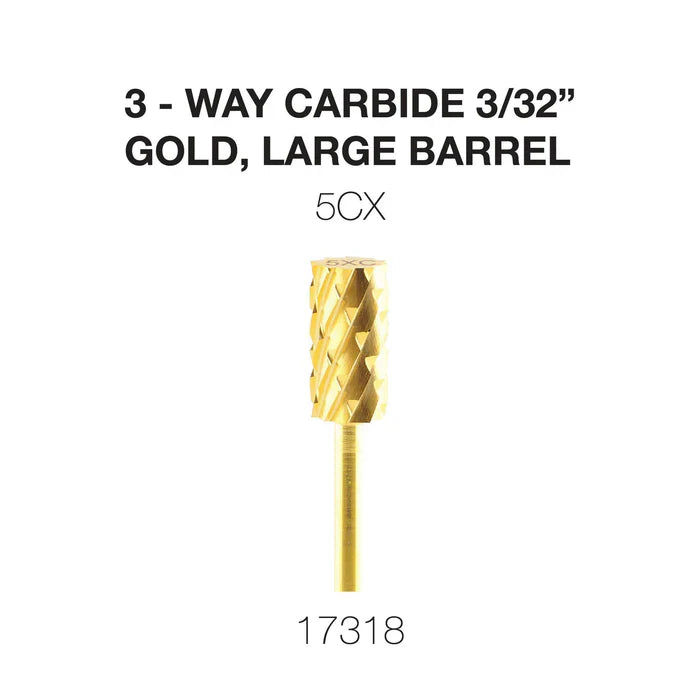 Cre8tion 3-Way Carbide Gold, Large Barrel 3/32" 5CX