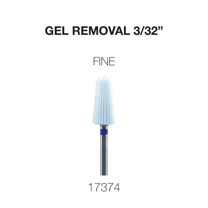 Cre8tion CERAMIC Gel Removal Nail Filing Bit 3/32" - Fine