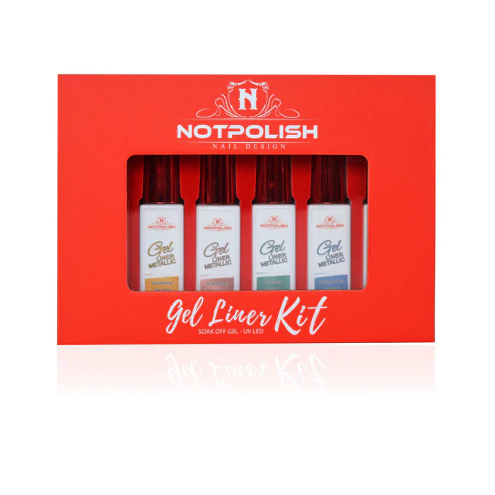 Notpolish Gel Liner Mini Metal Kit 6pcs